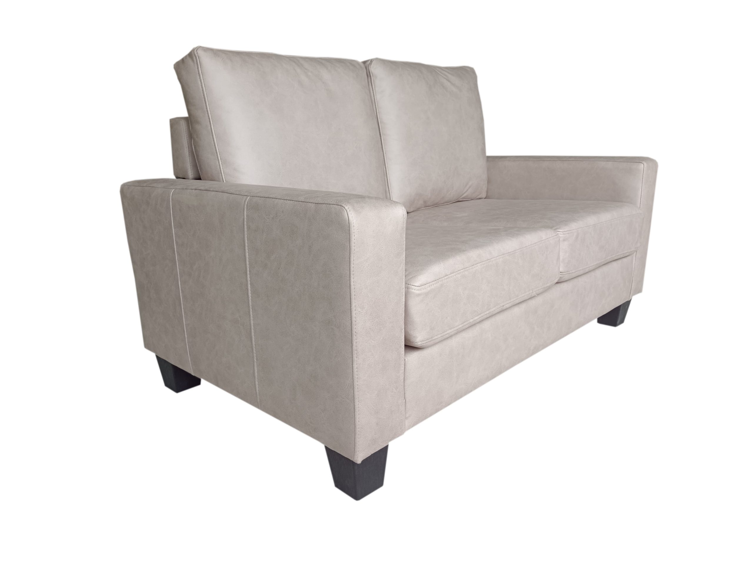 The Shelly 2 Seat Microfibre Suede Sofa (Beige)