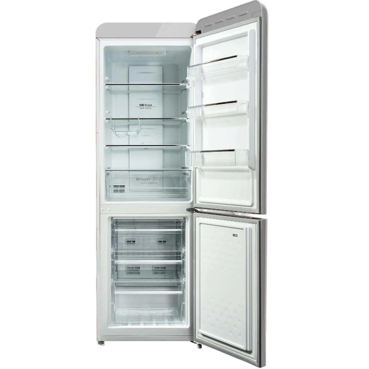 CHiQ 231L Retro Bottom Mount Fridge Freezer - NEW CRBM227NW3 - Image 5