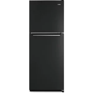 CHiQ 202L Black Top Mount Fridge Freezer - Carton Damaged CTM201NB3