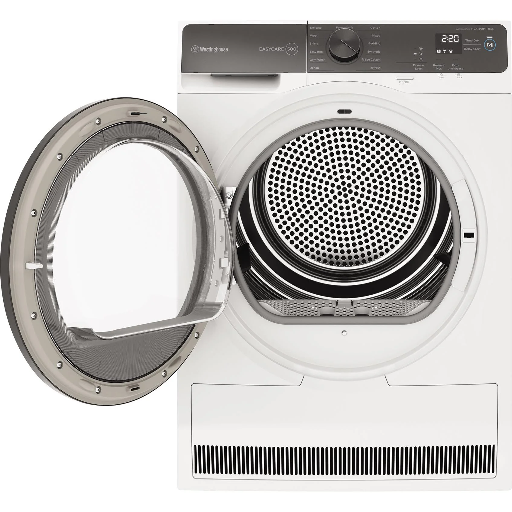 Westinghouse 8kg EasyCare 500 Heat Pump Dryer - Factory Second WDH804N7WA - Image 3