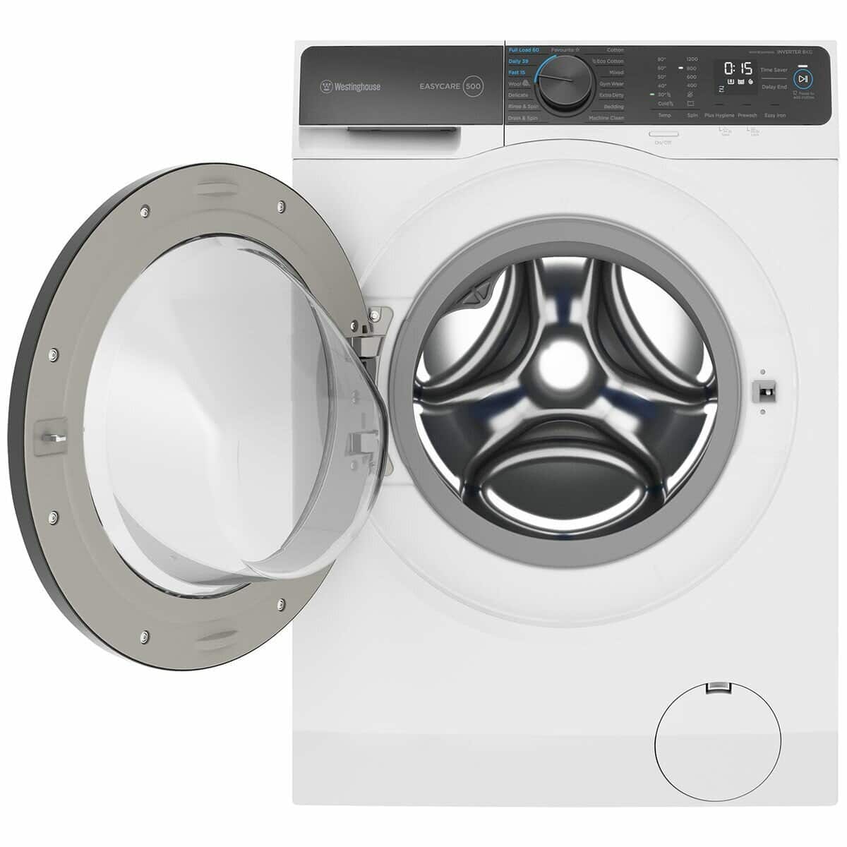 Westinghouse 8kg EasyCare 500 Front Load Washing Machine - Factory Second WWF8024M5WA - Image 4