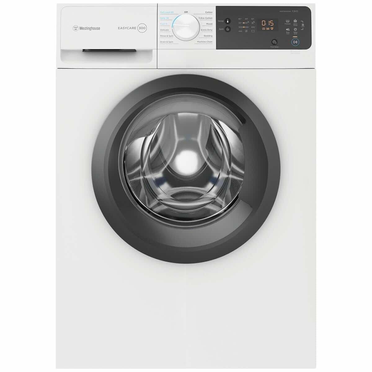 Westinghouse 7.5kg EasyCare 300 series Front load washing machine - Factory Second WWF7524N3WAS