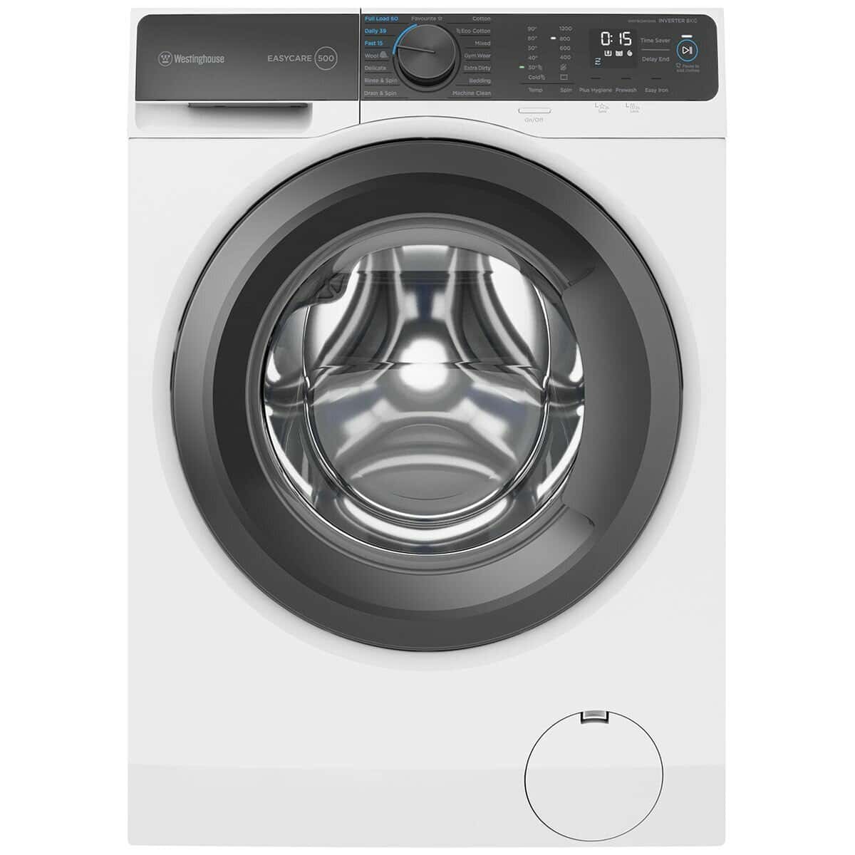 Westinghouse 8kg EasyCare 500 Front Load Washing Machine - Factory Second WWF8024M5WA
