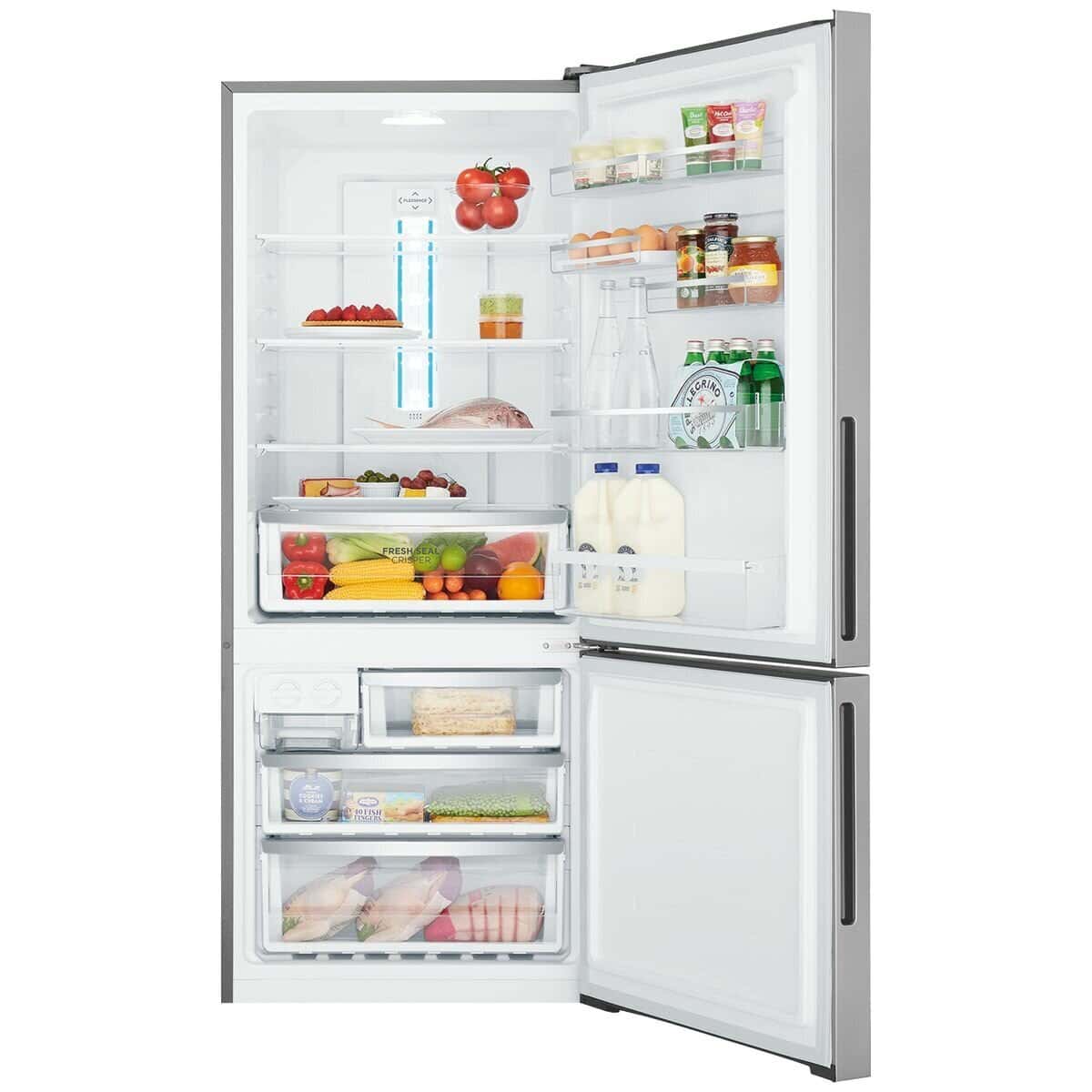 Westinghouse 425L Bottom Mount Fridge Freezer Silver - Factory Second WBE4302AC-R - Image 3