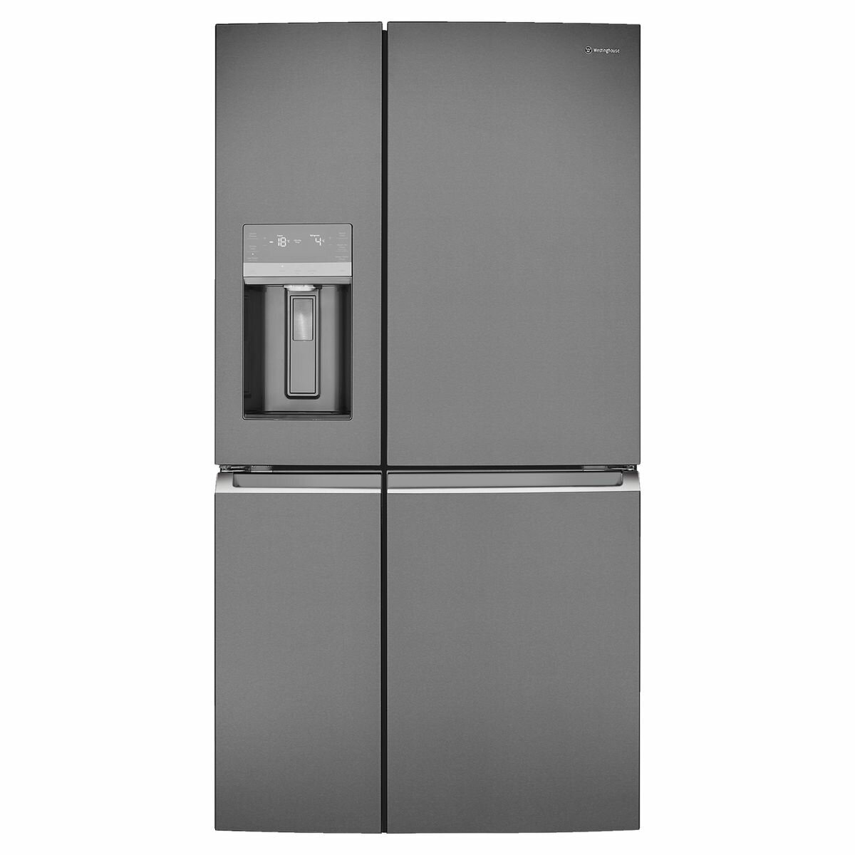 Westinghouse 609L Dark Stainless Steel French Door Frost Free Fridge - Factory Second WQE6870BA