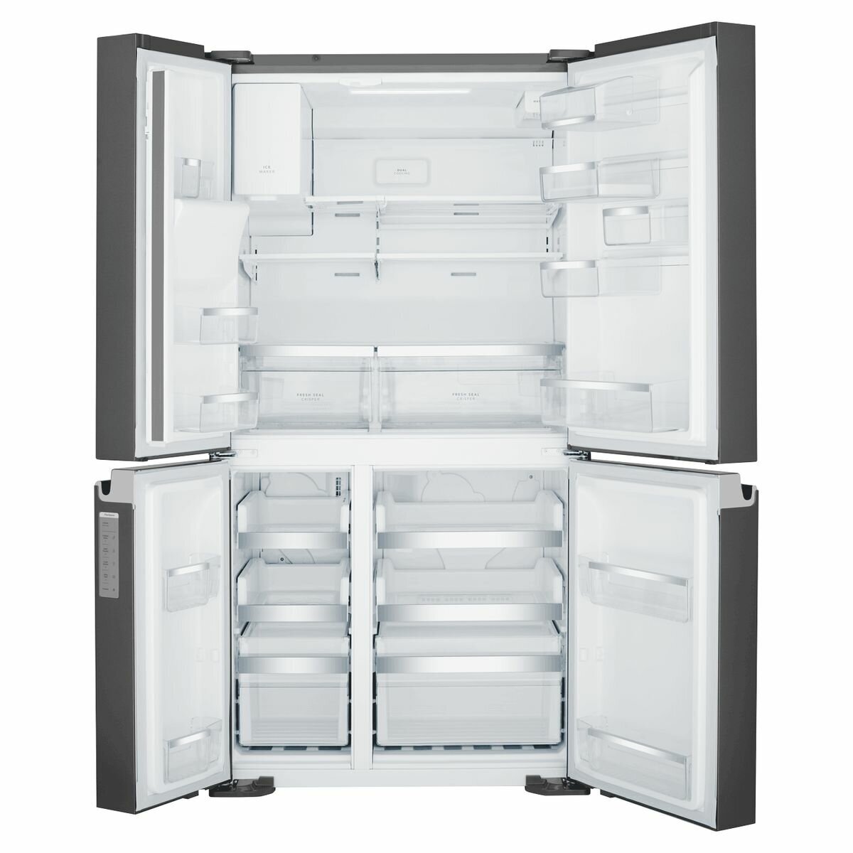 Westinghouse 609L Dark Stainless Steel French Door Frost Free Fridge - Factory Second WQE6870BA - Image 3