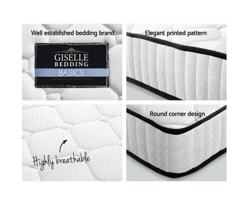 Giselle Bedding Pocket Spring Queen Mattress (Medium) - MATTRESS-21-Q - Image 4