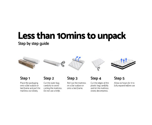 Giselle Bedding Pocket Spring Queen Mattress (Medium) - MATTRESS-21-Q - Image 6