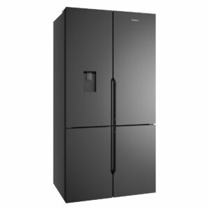 Westinghouse 564L French Quad Door Refrigerator with Water Dispenser Matte Black - Factory Second WQE5660BA
