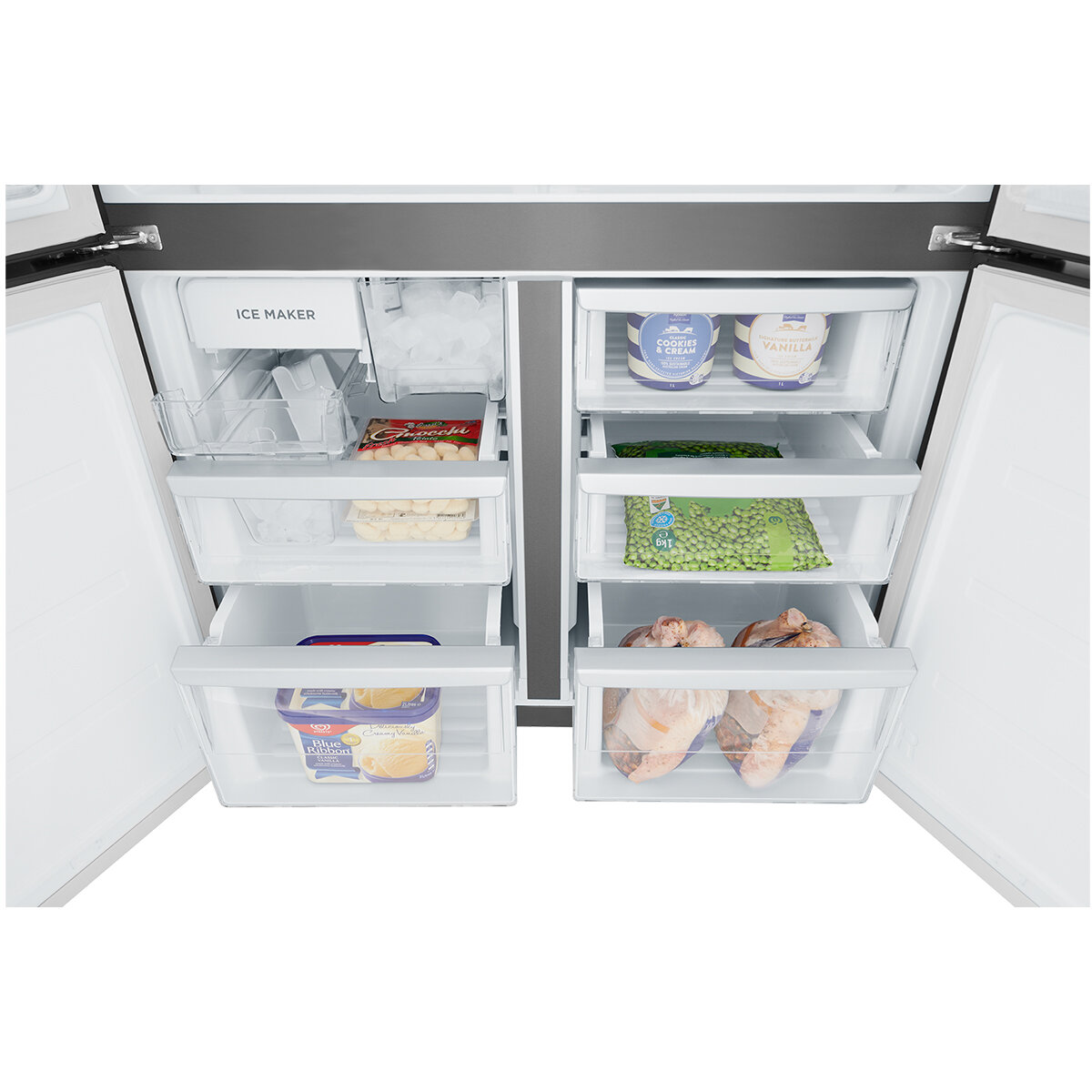 Westinghouse 564L French Quad Door Refrigerator with Water Dispenser Matte Black - Factory Second WQE5660BA - Image 6