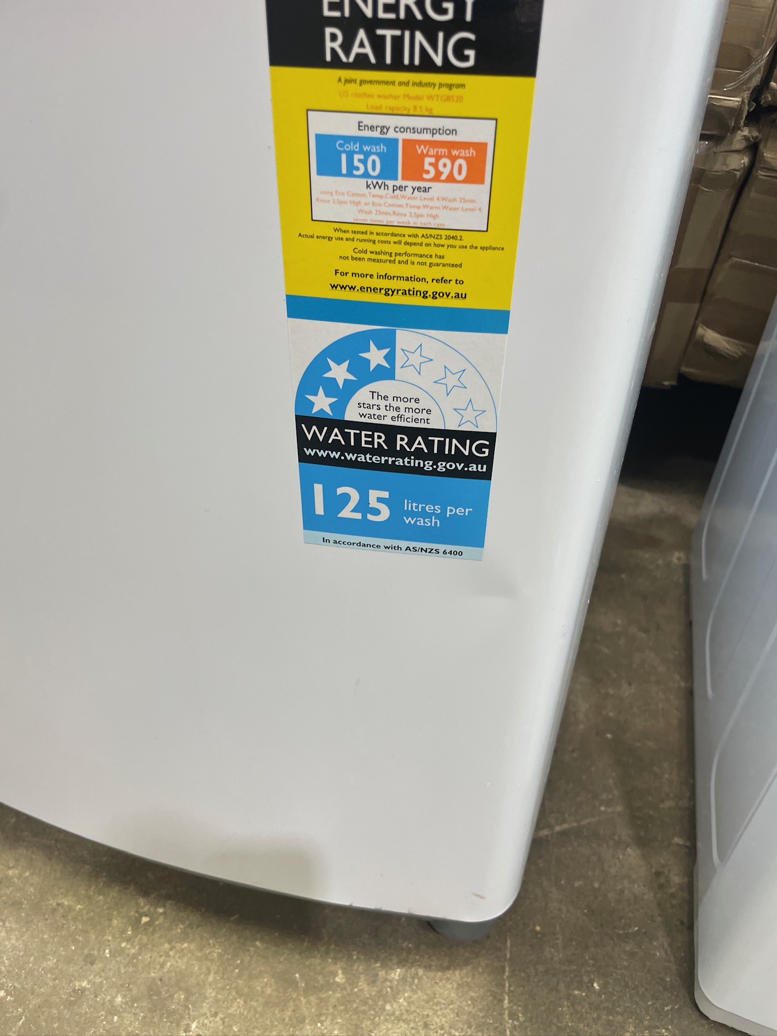 LG 8.5kg Top Load Washing Machine - Refurbished 27348 - Image 2