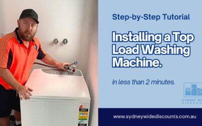 How to Install Your Top Load Washing Machine: In less than 2 minutes! A Step-by-Step Guide