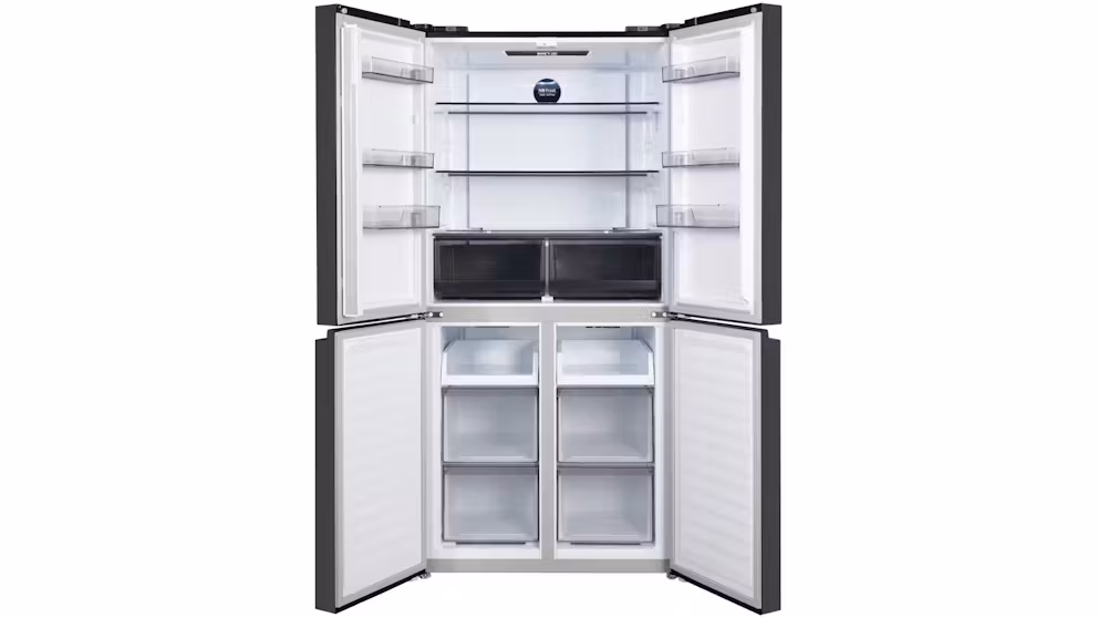 CHiQ 503L Quad door / French Door Fridge Freezer BLACK STEEL - NEW CCD502NBS - Image 2