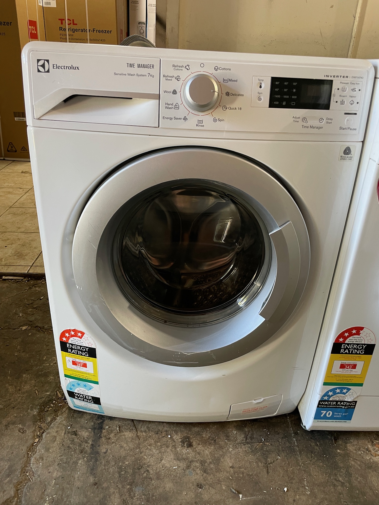 Electrolux 7kg Front Load Washing Machine - Refurbished 29504