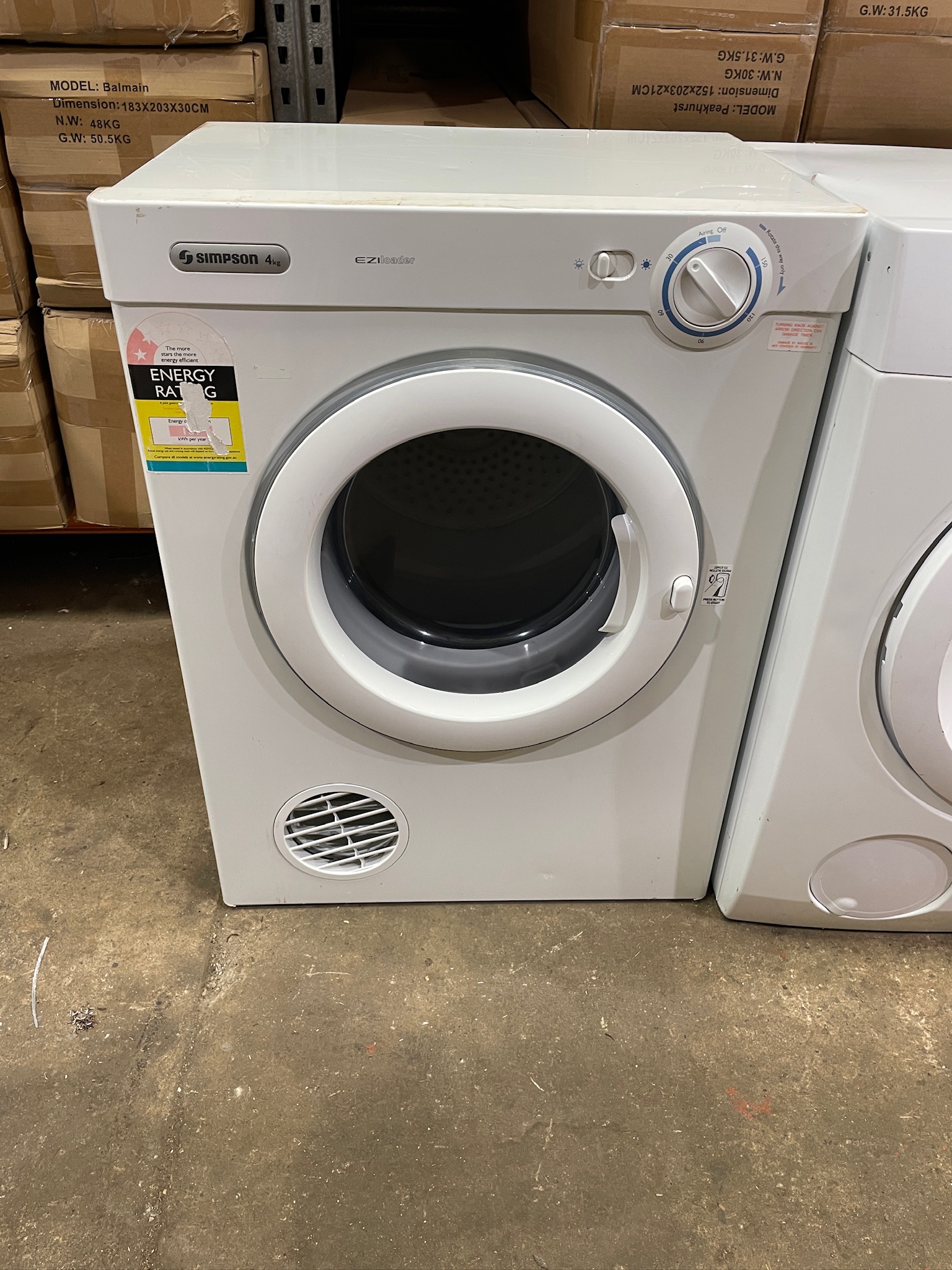 Simpson 4kg Vented Dryer - Refurbished 29814