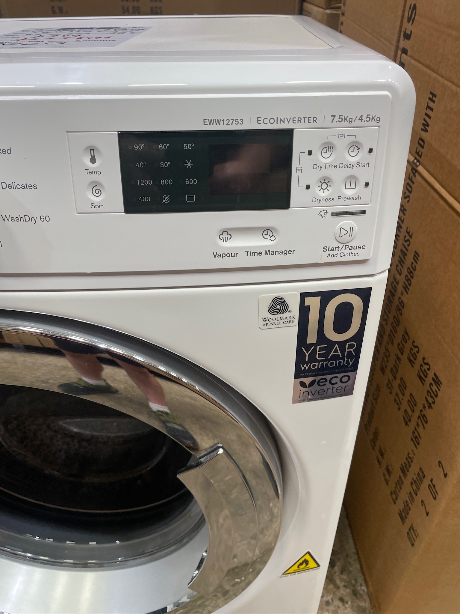 Electrolux 7.5kg/4.5kg Washer Dryer Combo Machine - Refurbished 30215 - Image 2