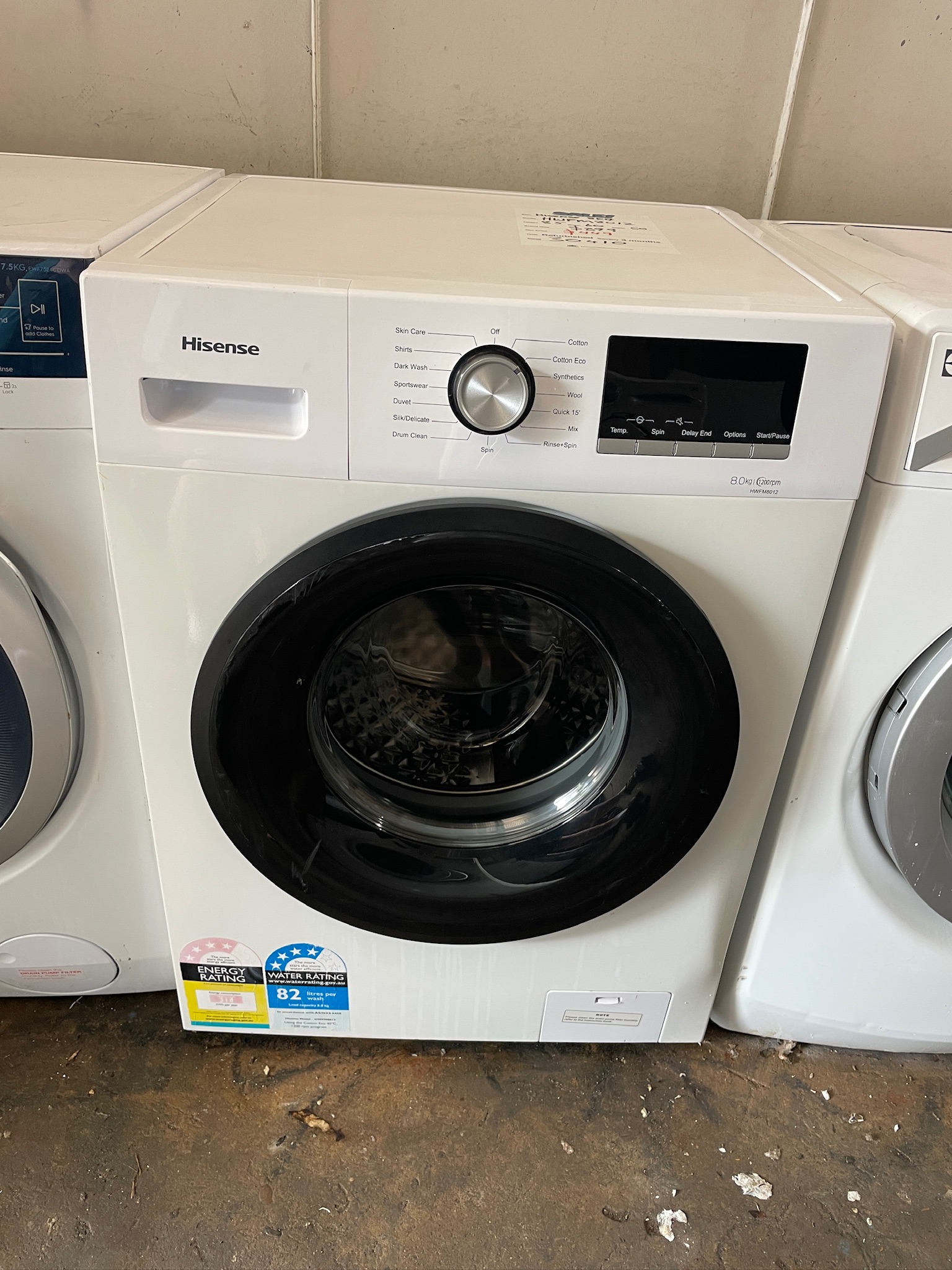 Hisense 8kg Front Load Washing Machine - Refurbished 30410