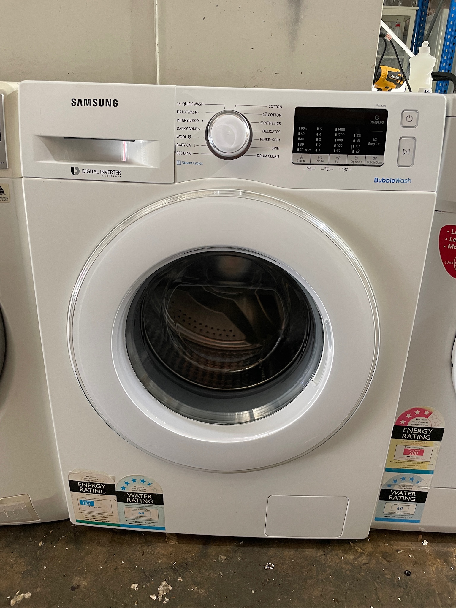 Samsung 7.5kg Front Load Washing Machine - Refurbished 30406