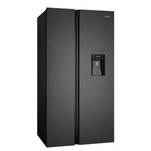Westinghouse 619L Side by Side Black Fridge Freezer - Factory Second WSE6640BA