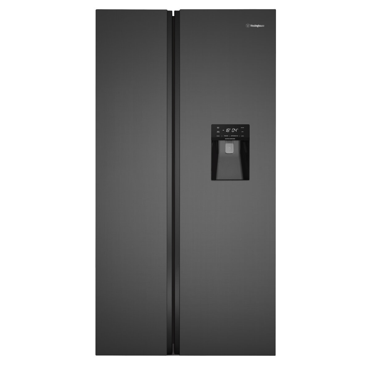 Westinghouse 619L Side by Side Black Fridge Freezer - Factory Second WSE6640BA - Image 2