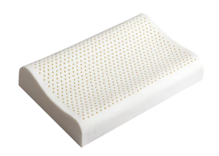 Contoured Natural Latex Pillow – Breathable & Soft Support - Image 4