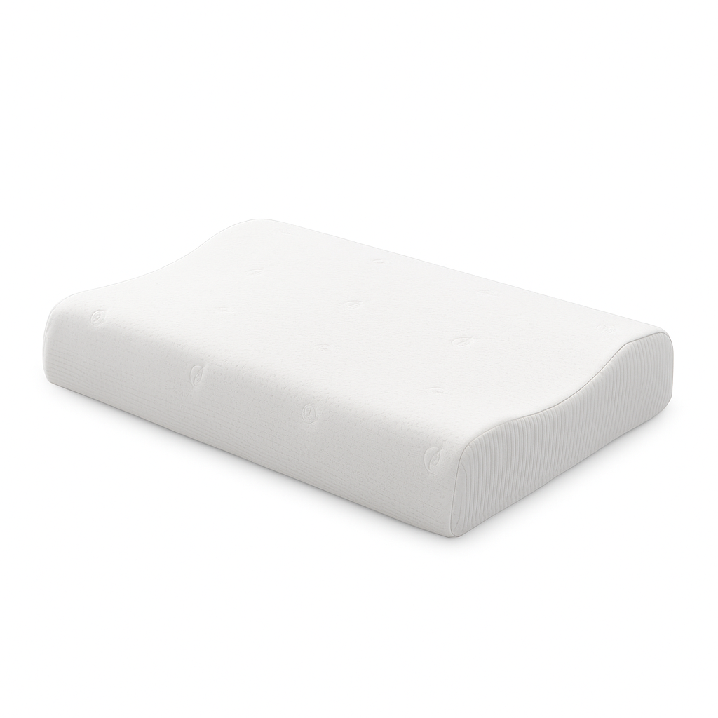 Contoured Natural Latex Pillow – Breathable & Soft Support