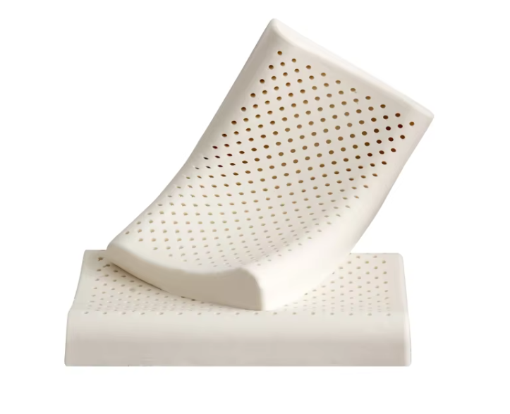 Contoured Natural Latex Pillow – Breathable & Soft Support - Image 3