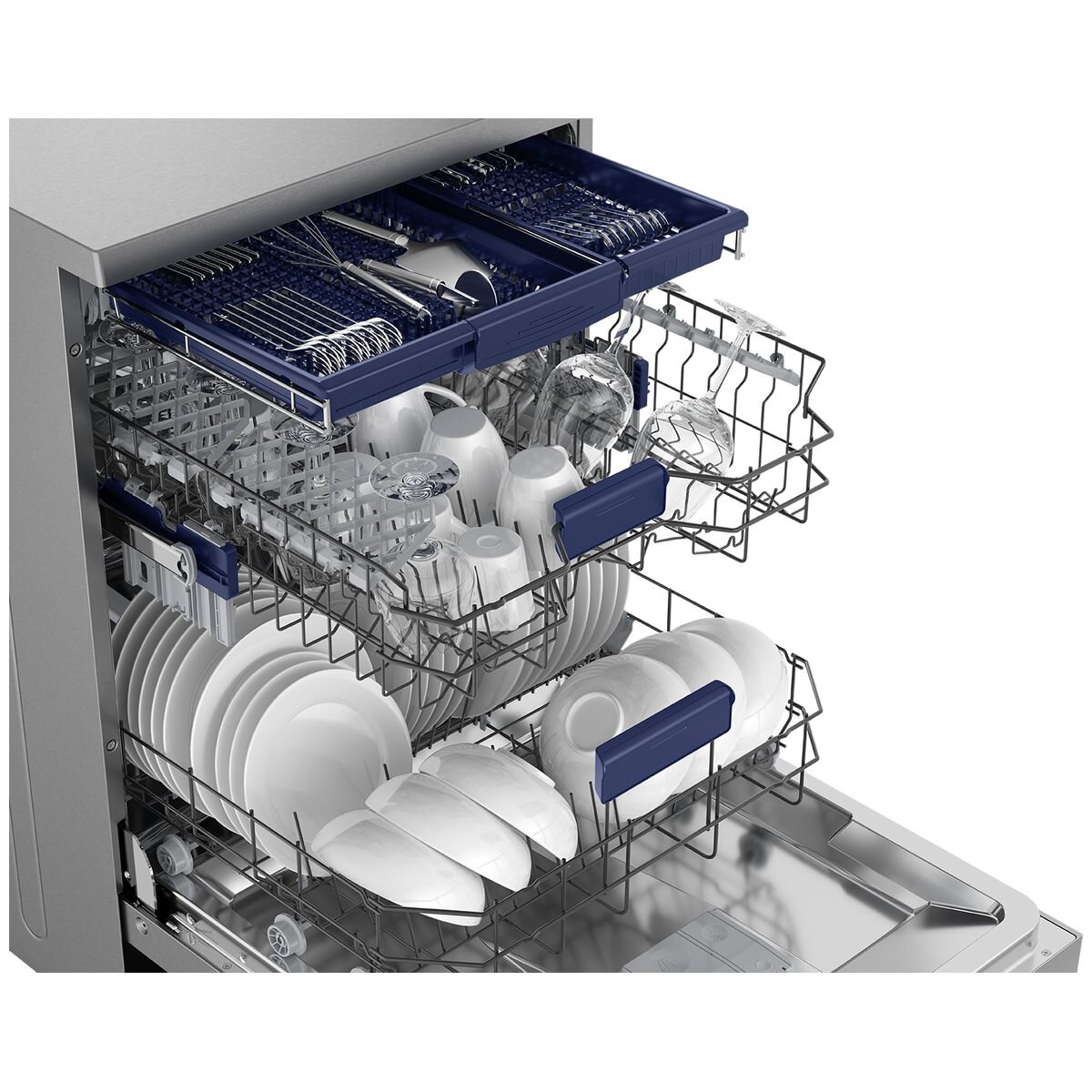Westinghouse 60cm Stainless Steel Auto Door Dishwasher - Factory Second WSF6606XB - Image 4