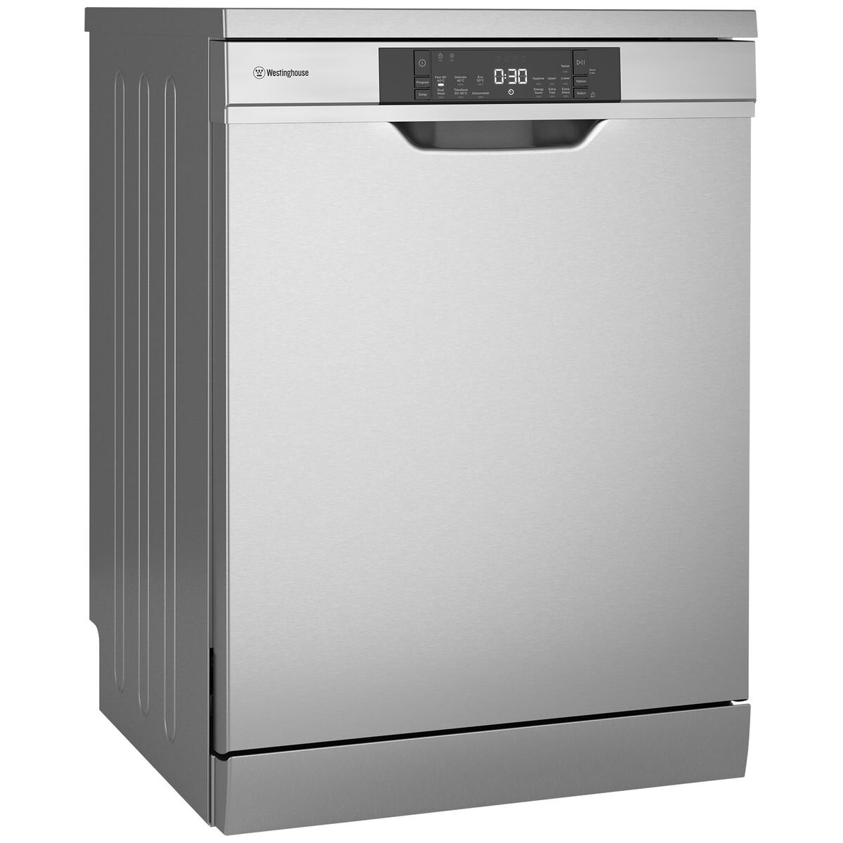 Westinghouse 60cm Stainless Steel Auto Door Dishwasher - Factory Second WSF6606XB