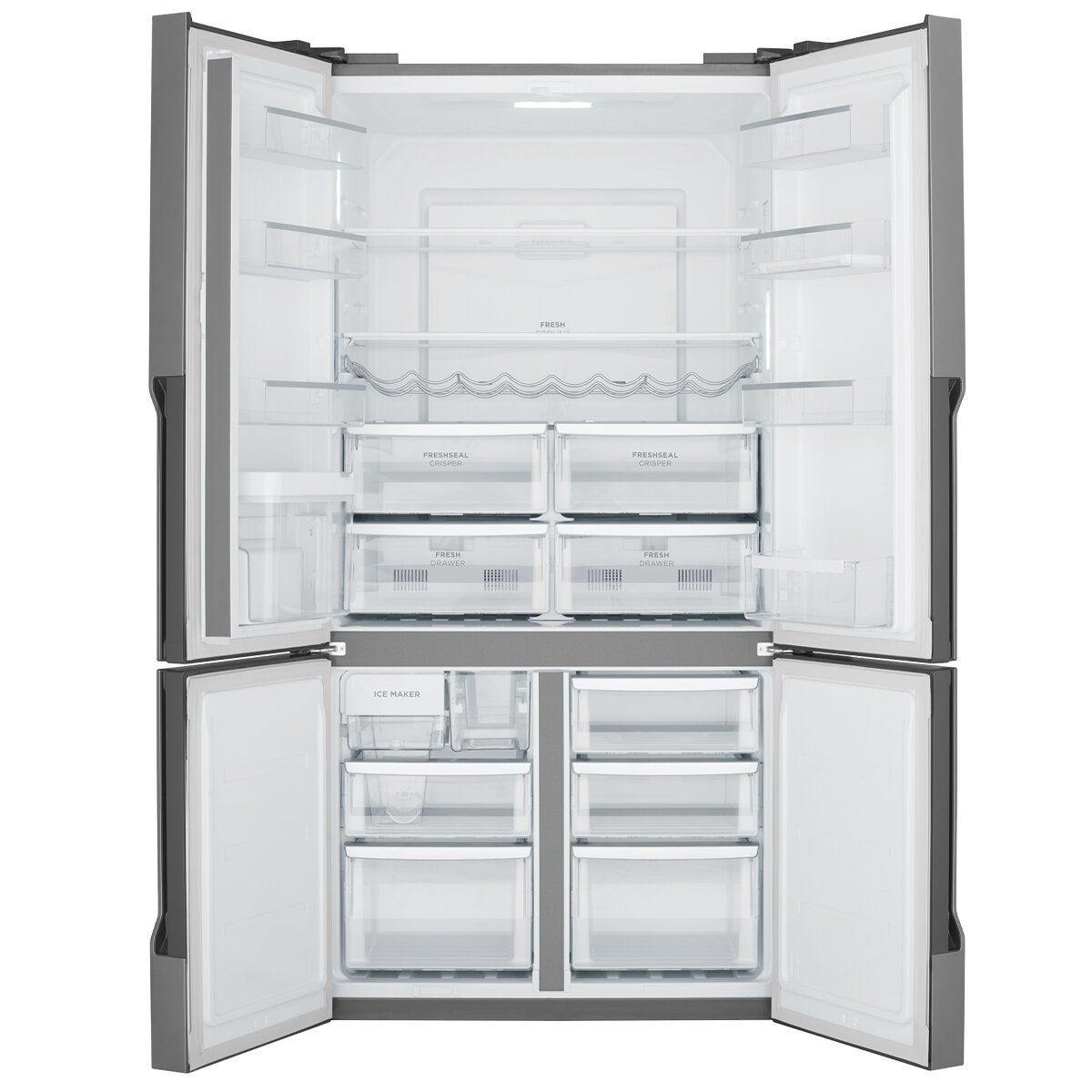 Westinghouse 564L French Quad Door Refrigerator with Water Dispenser Stainless Steel - Factory Second WQE5660SA - Image 3