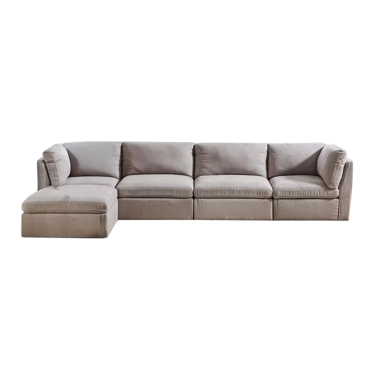 Atlantis Fabric Modular Sofa - Beige -IMMEDIATE DELIVERY! - Image 7