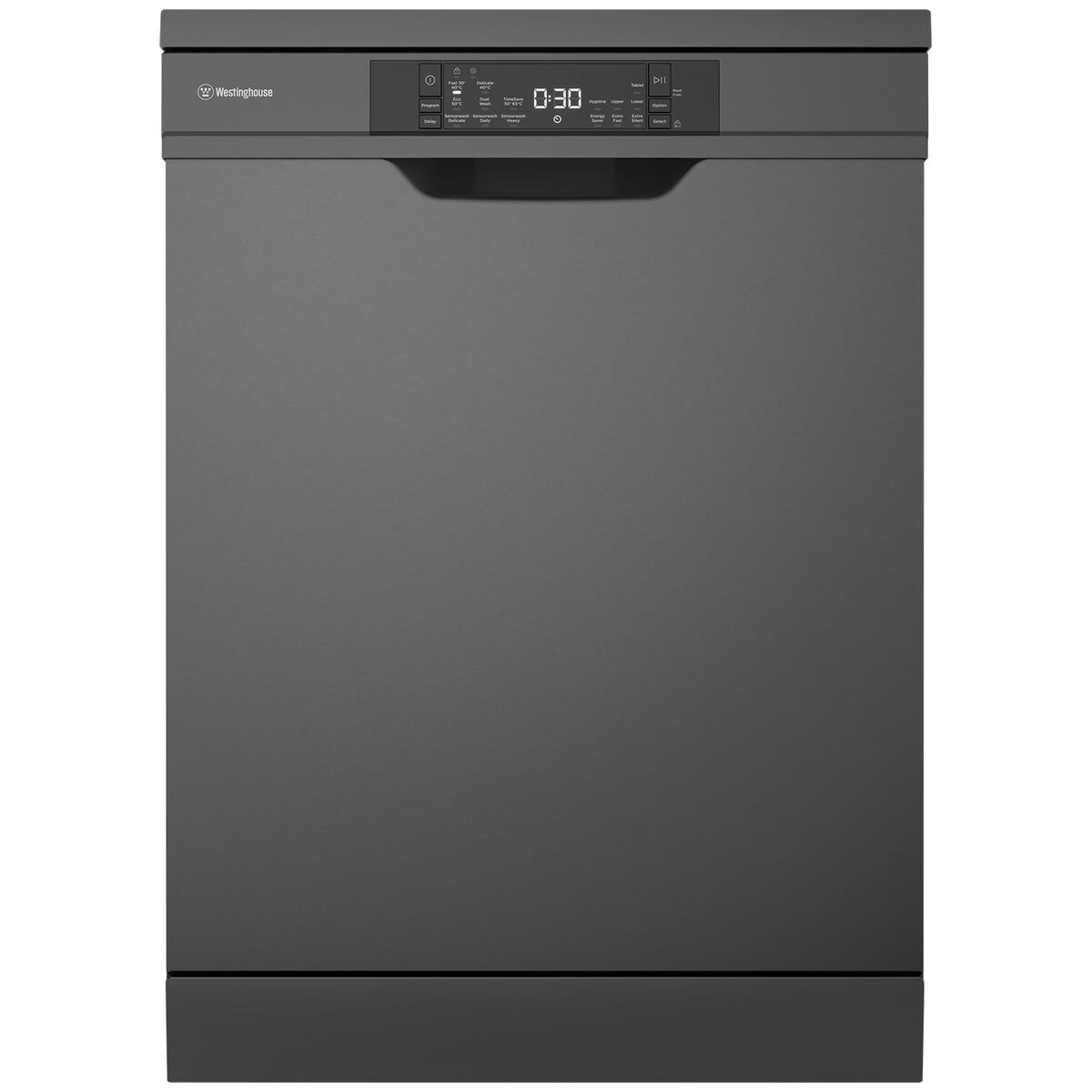 Westinghouse 60cm Dark Stainless Steel Auto Door Dishwasher - Factory Second WSF6608KXB - Image 2