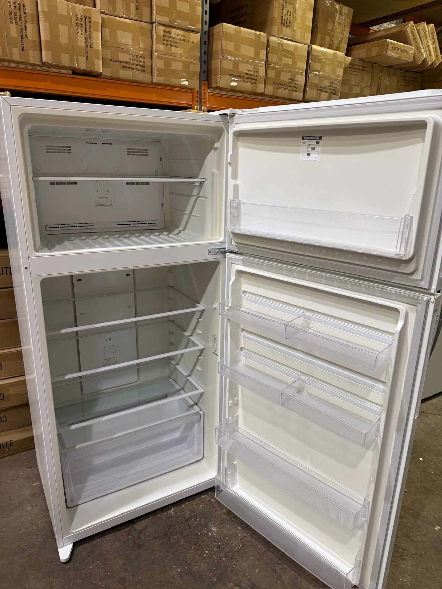 Kelvinator 536L White Top Mount Fridge Freezer - Refurbished 35407 - Image 2