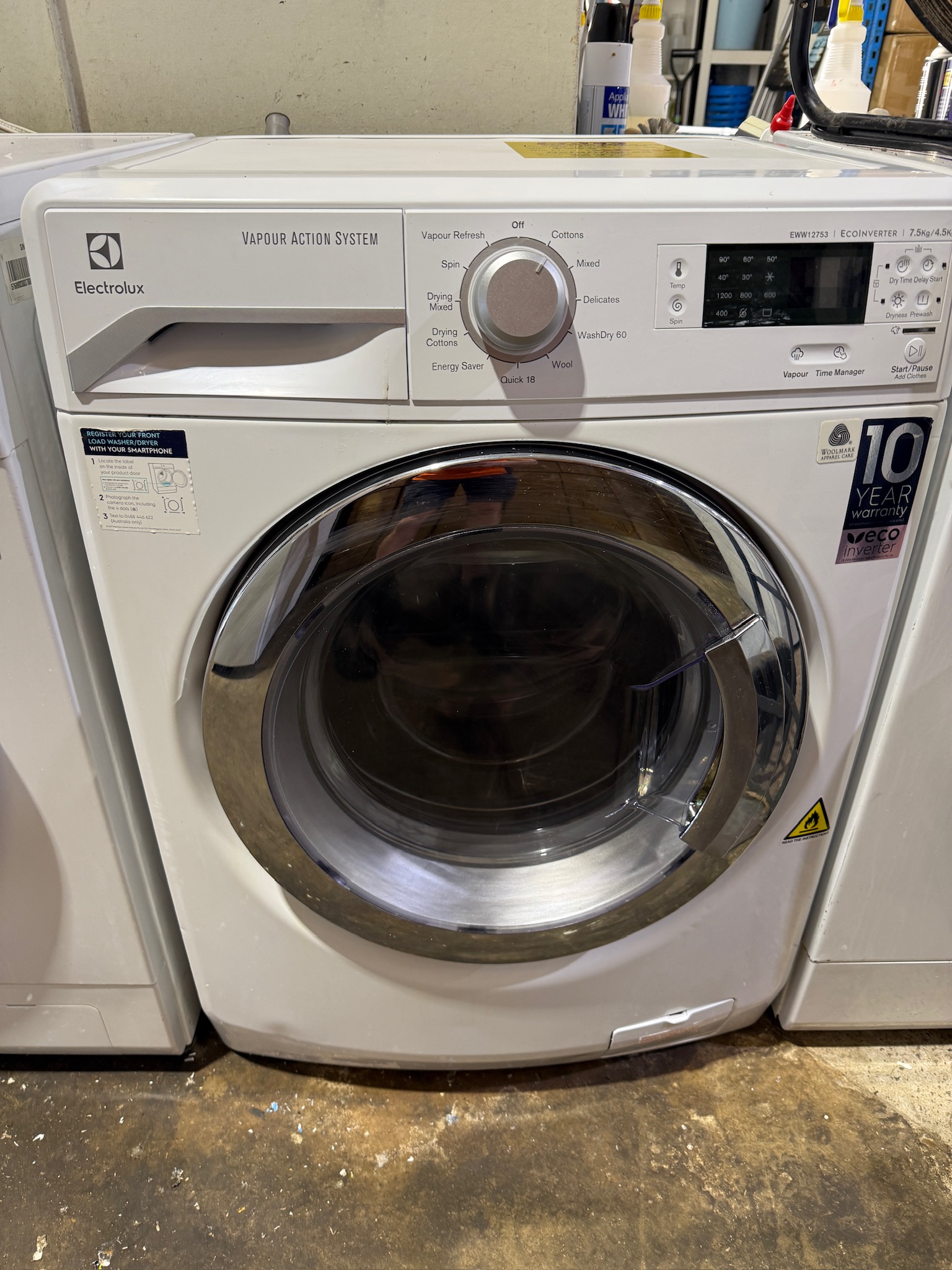 Electrolux 7.5kg/4.5kg Washer Dryer Combo Machine - Refurbished 35212