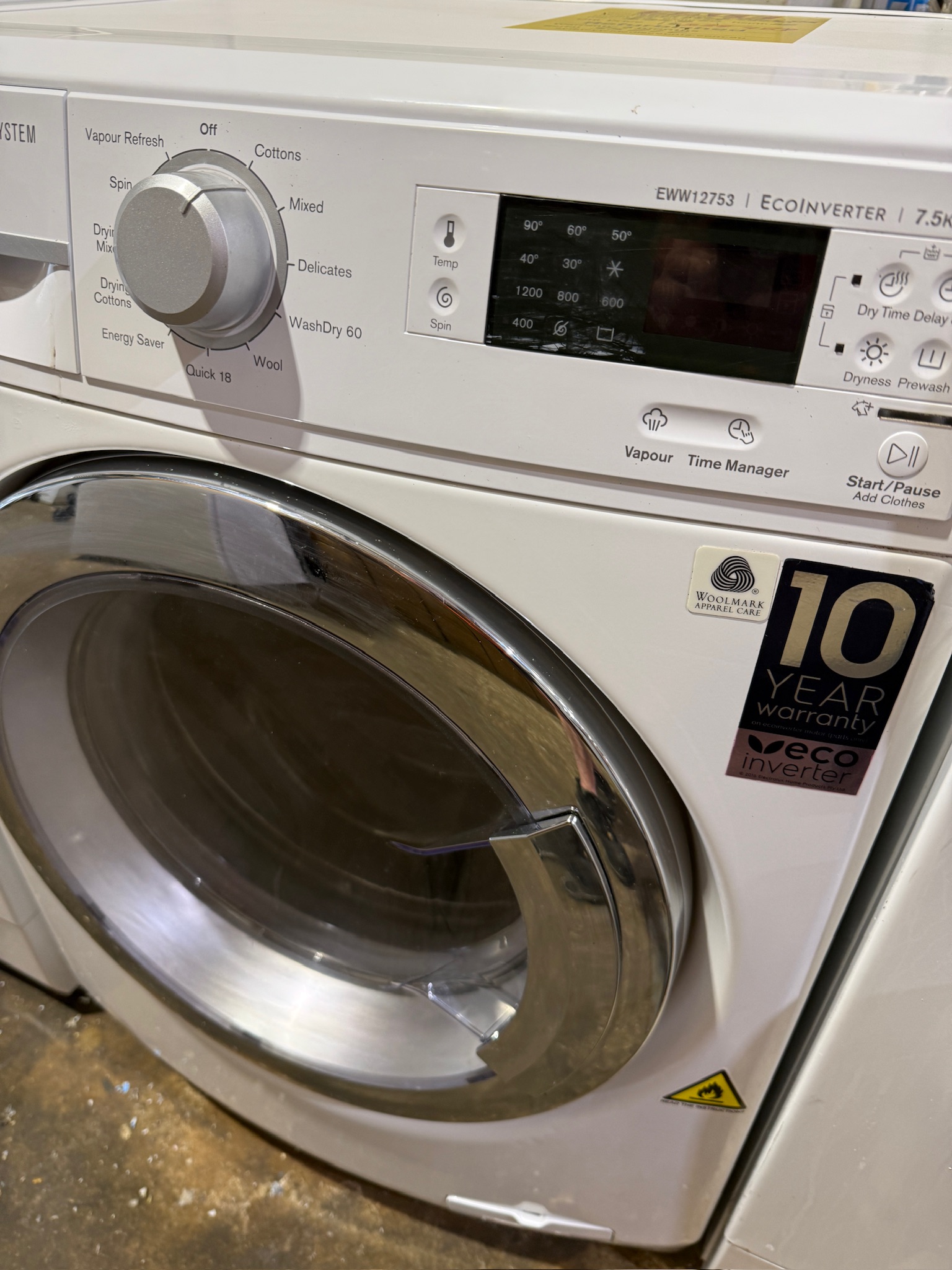 Electrolux 7.5kg/4.5kg Washer Dryer Combo Machine - Refurbished 35212 - Image 2