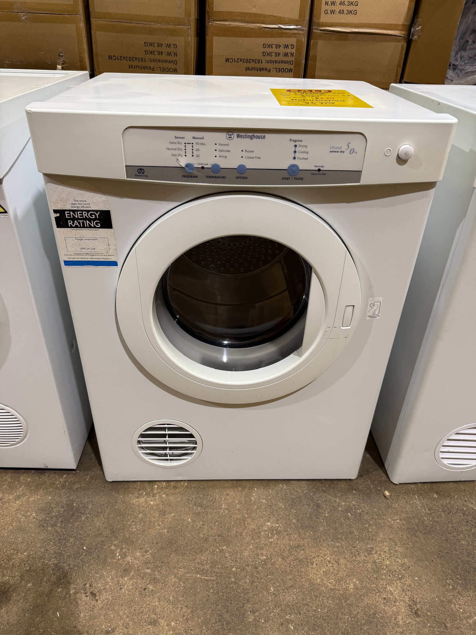 Westinghouse 5kg Vented Dryer - Refurbished 35712