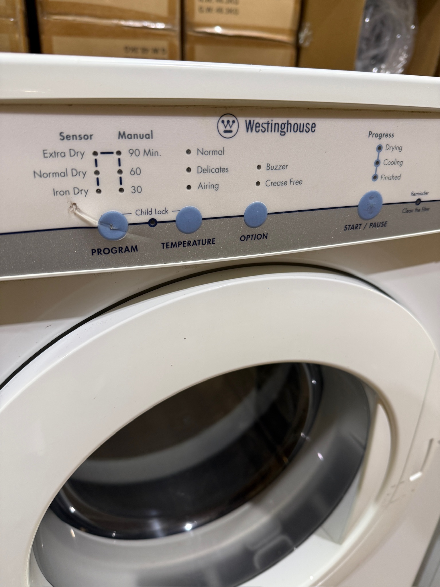 Westinghouse 5kg Vented Dryer - Refurbished 35712 - Image 2