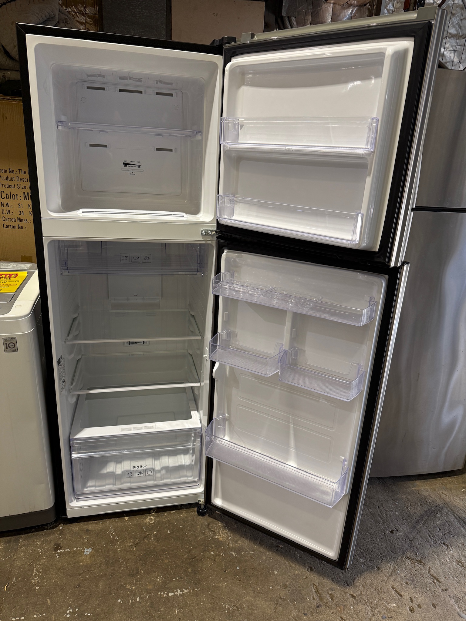 Samsung 326L Silver Top Mount Fridge Freezer - Refurbished 35828 - Image 2