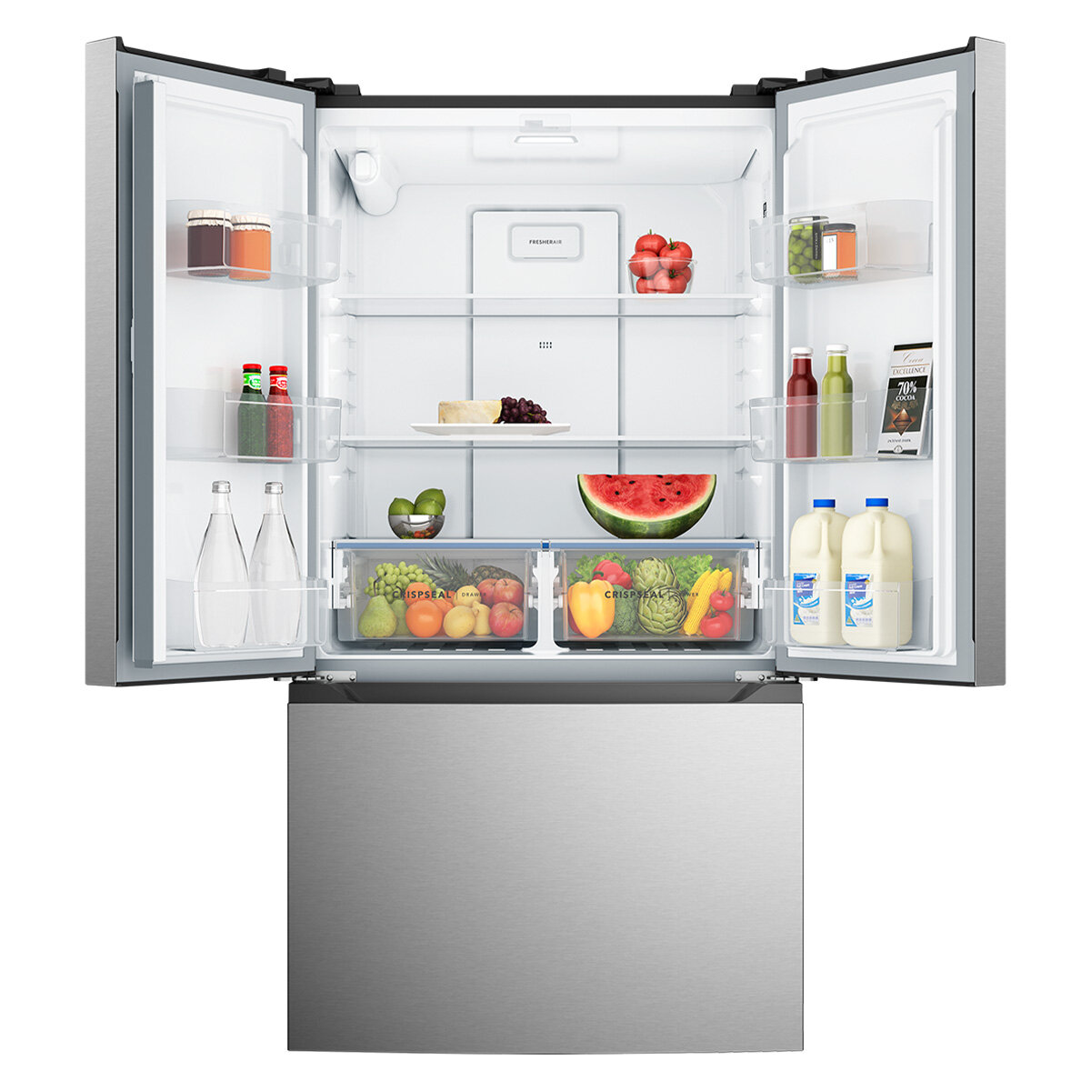Westinghouse 565L French Door Refrigerator with In-Door Water Dispenser and Automatic Ice Maker Stainless Look - Factory Second WHE5650SD - Image 4