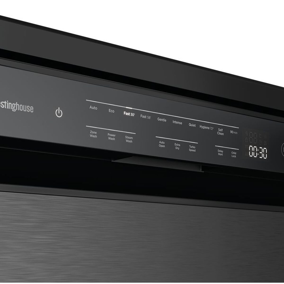 Westinghouse 60cm Dark Stainless Steel Freestanding Dishwasher - Factory Second WSF6608KXC - Image 3