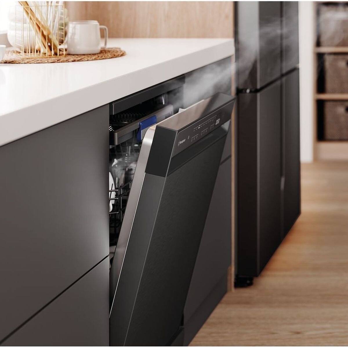 Westinghouse 60cm Dark Stainless Steel Freestanding Dishwasher - Factory Second WSF6608KXC - Image 7