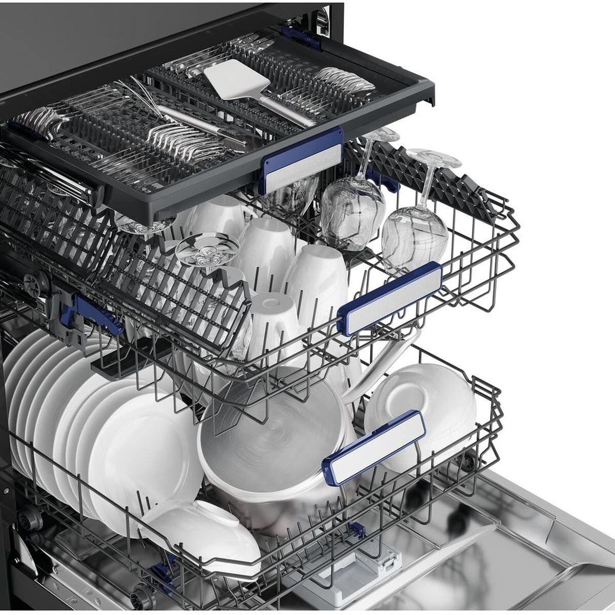 Westinghouse 60cm Dark Stainless Steel Freestanding Dishwasher - Factory Second WSF6608KXC - Image 6