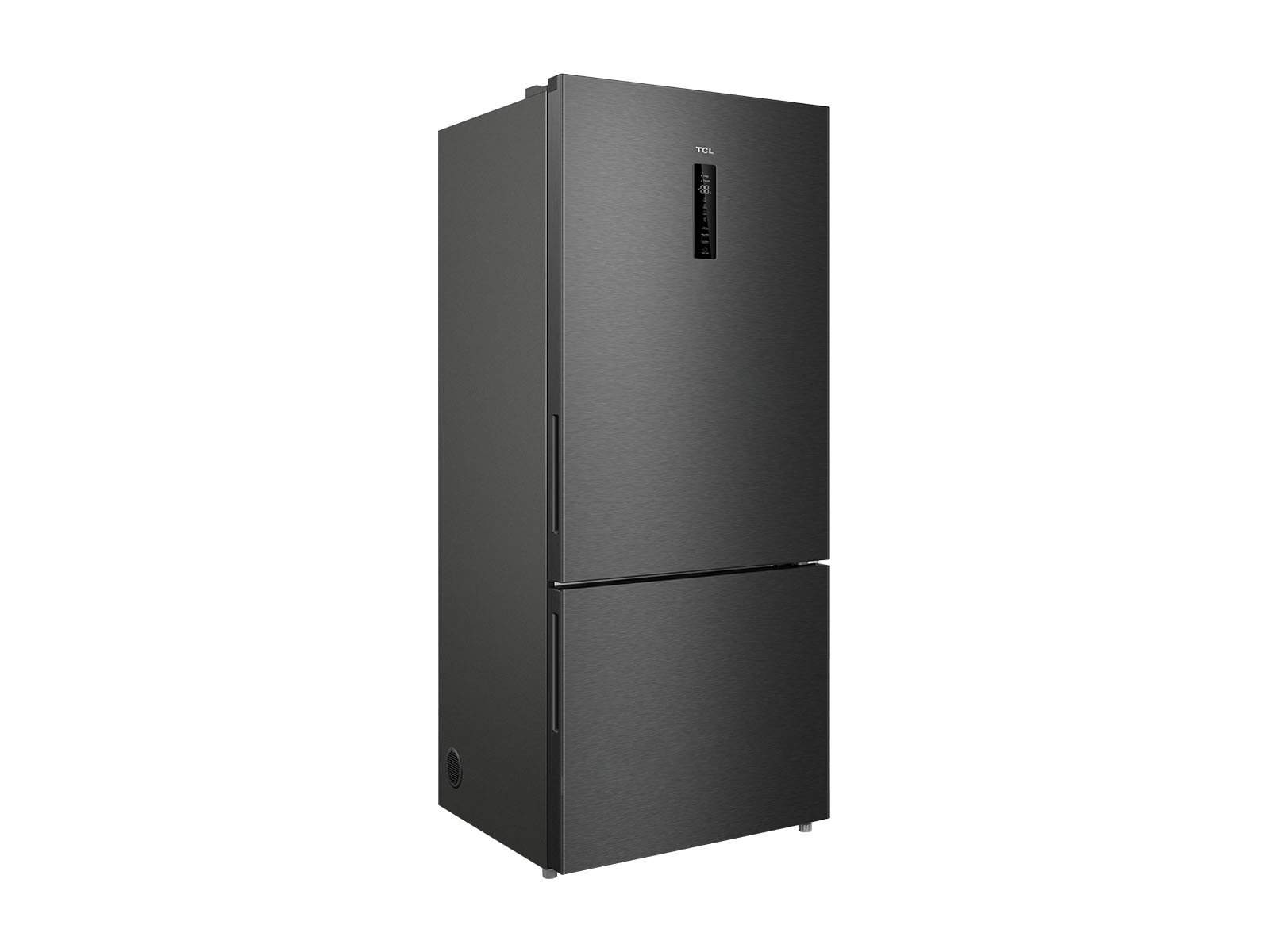 TCL 416L Bottom Mount Black Inox Fridge Freezer - Carton Damaged TRF445BB - Image 4