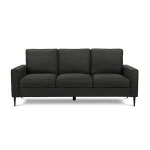 The Mona 3 seat Sofa - Black