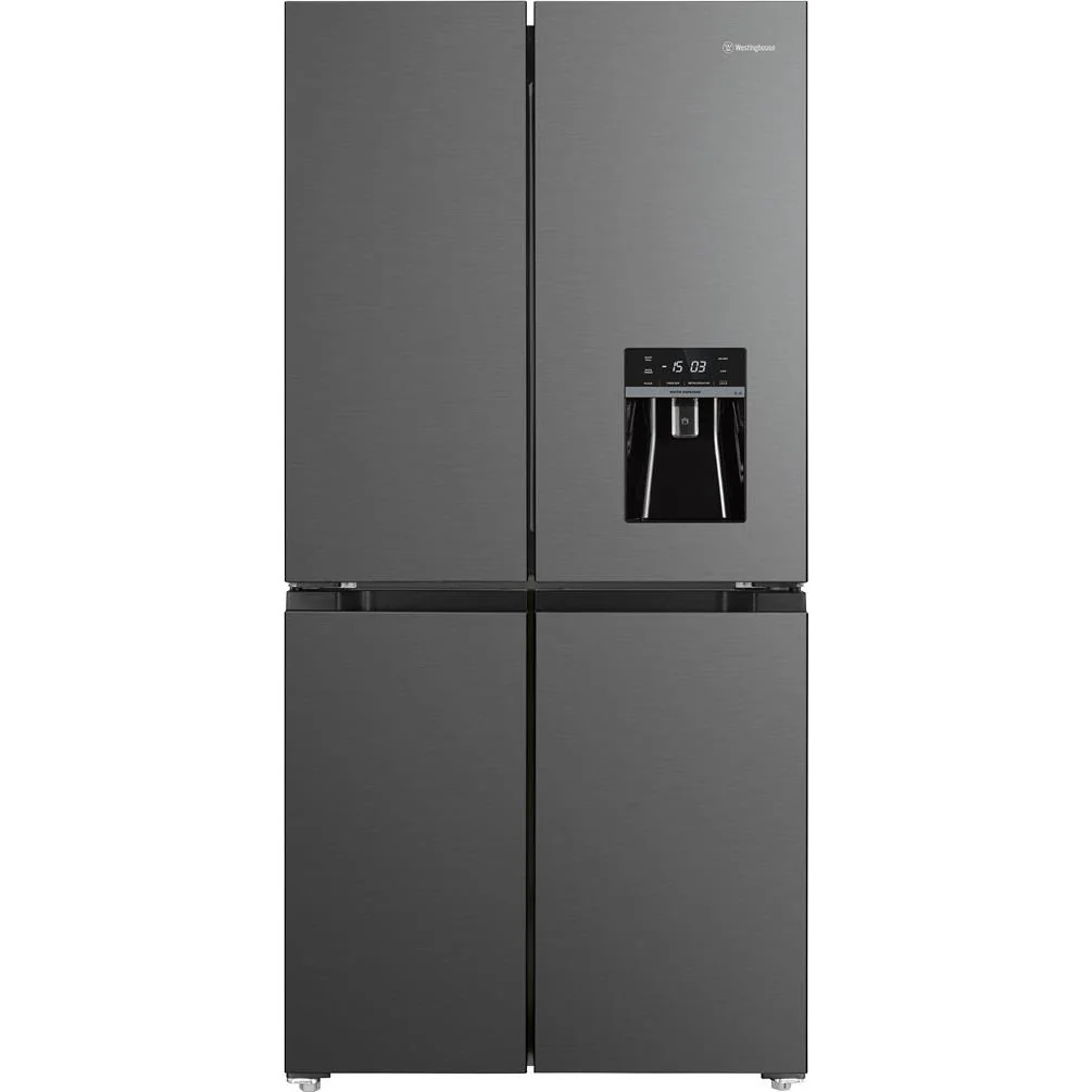 Westinghouse 492L French Door Fridge with Non-Plumbed Water Dispenser Charcoal Matte Black - Factory Second WQE4960BA - Image 2