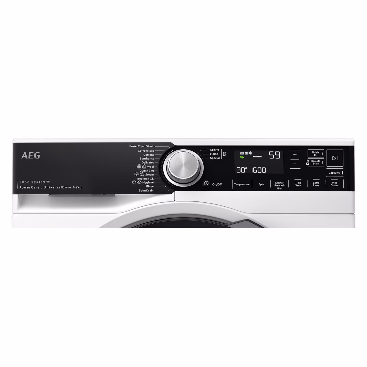 AEG 9kg 8000 Series UniversalDose Front Load Washing Machine - Factory Second LF8594O8O - Image 2