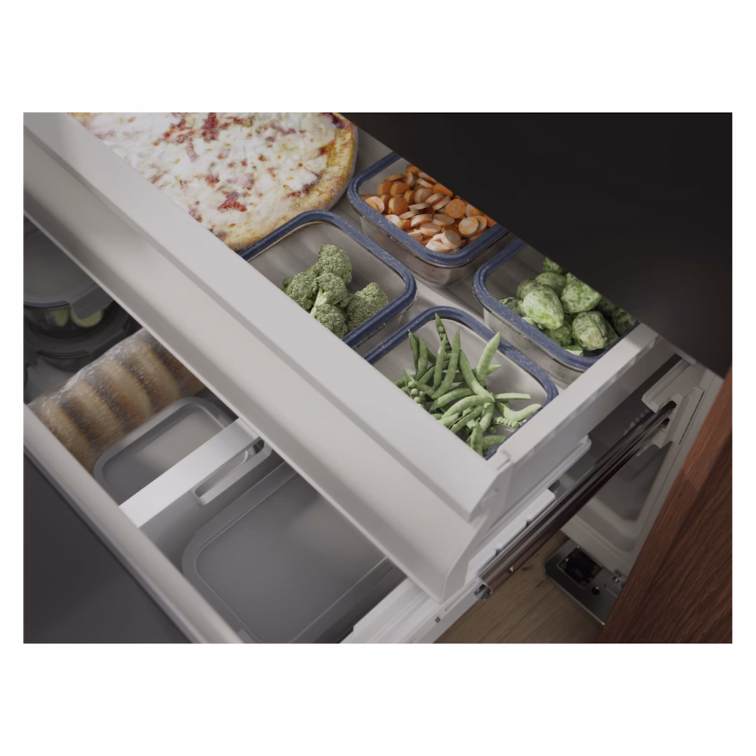 Electrolux 609L French Door Fridge with Plumbed Ice and Water Dispenser Matte Black - Factory Second EHE6191BB - Image 4