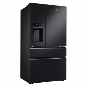Electrolux 609L French Door Fridge with Plumbed Ice and Water Dispenser Matte Black - Factory Second EHE6191BB
