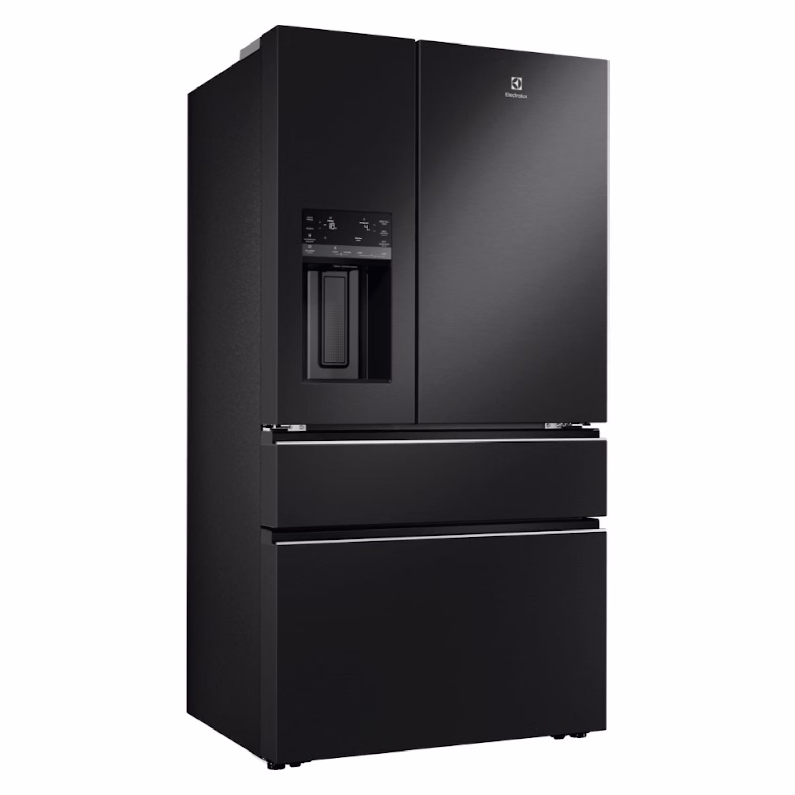 Electrolux 609L French Door Fridge with Plumbed Ice and Water Dispenser Matte Black - Factory Second EHE6191BB