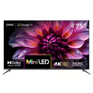 CHiQ 75 Inch M810N 4K QD Mini-LED Google TV - NEW 75M810N
